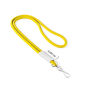 Polyester 2-kleurige koord-lanyard met full color label