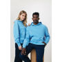 Iqoniq Yoho gerecycled katoen relaxed hoodie, tranquil blue (XL)