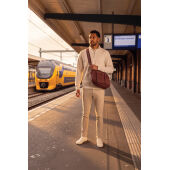 KENTO URBAN RCS gerecyclede nylon gewatteerde schoudertas, bordeauxrood KENTO URBAN RCS gerecyclede nylon gewatteerde schoudertas, bordeauxrood