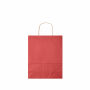 PAPER TONE M - Medium papieren geschenktas - Rood