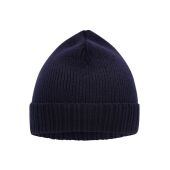 Basic Knitted Beanie navy