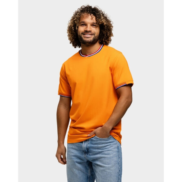 L&S Flag T-shirt Unisex 021c Orange-2XL L&S Flag T-shirt Unisex 021c Orange-2XL