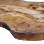 Plank met handvat en sapgeul olijfhout ca. 45x18 cm