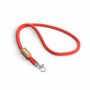 Polyester koord-keycord met bamboe plaatje