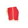 RETRO SHORTS, RED/YELLOW, XS, SKINNIFIT WOMEN