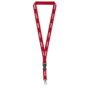 Afneembare polyester lanyard met reflectives Afneembare polyester lanyard met reflectives