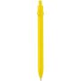 Fidget balpen van gerecycled plastic (zwarte inkt) - Geel
