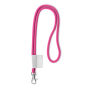 Polyester 2-kleurige koord-lanyard met full color label