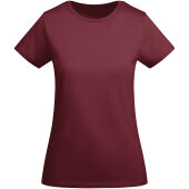 Breda kortärmad T-shirt för dam - Garnet - XL