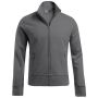 Men´s Jacket Stand-Up Collar steel grey (solid) XXL