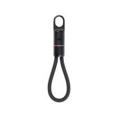 Nordic Drift Everest USB-C 60W snellaadkarabijnkabel, zwart