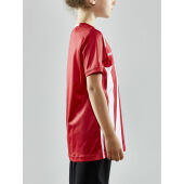 PROGRESS 2.0 STRIPE JERSEY JR BRIGHT RED/W 158/164