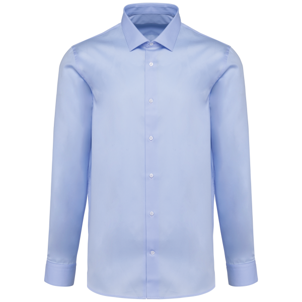 Oxford Pinpoint-Herrenhemd mit langen Ärmeln Essential Blue 3XL Oxford Pinpoint-Herrenhemd mit langen Ärmeln Essential Blue 3XL