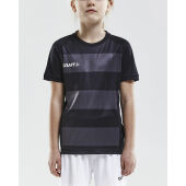 *Progress graphic jersey jr black (ton) 122/128