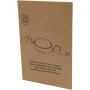Chechia 5-in-1 100 cm intrekbare datasynchronisatie- en 45 W snellaadkabel van gerecycled plastic met bamboe details - Wit