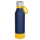 geel, donkerblauw