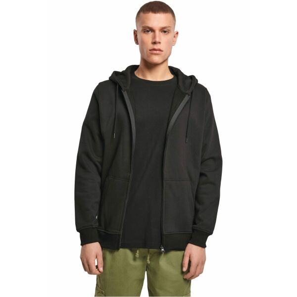 Zware hoodie met rits Black S Zware hoodie met rits Black S