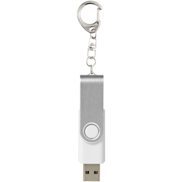 Rotate USB 3.0 met sleutelhanger - Wit - 32GB