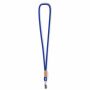 Polyester koord-keycord met bamboe plaatje