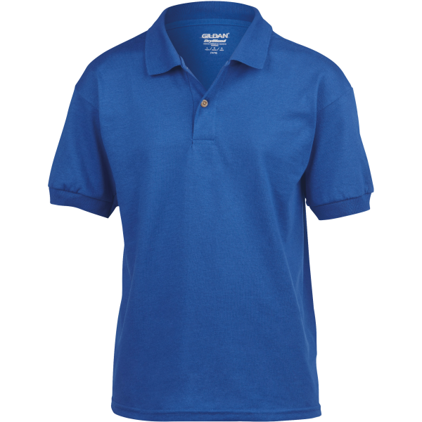 Dryblend Classic Fit Kinder Jersey Polo Royal Blue L Dryblend Classic Fit Kinder Jersey Polo Royal Blue L
