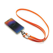 Nivo RCS recycled PET Crossbody lanyard, oranje