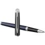 Waterman Hemisphere rollerbalpen met kleurblokken en palladium afwerking (zwarte inkt) - Blauw/Zwart