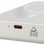 Gerecyclede draadloze oplader powerbank Meno zwart