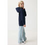 IQONIQ Yengo kids recycled katoen hoodie met steekzakken, donkerblauw (910)