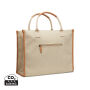 VINGA Bosler RCS recycled canvas office draagtas, beige