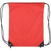 Polyester (210D) trekkoord rugtas Isolde rood