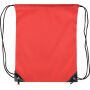 Polyester (210D) trekkoord rugtas Isolde rood