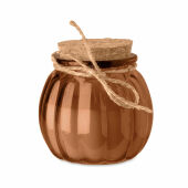 PUMKIN - Vanille plantaardige waskaars - Bruin