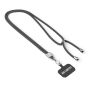 Crossbody, trendy duotone lanyard telefoonhouder van polyester