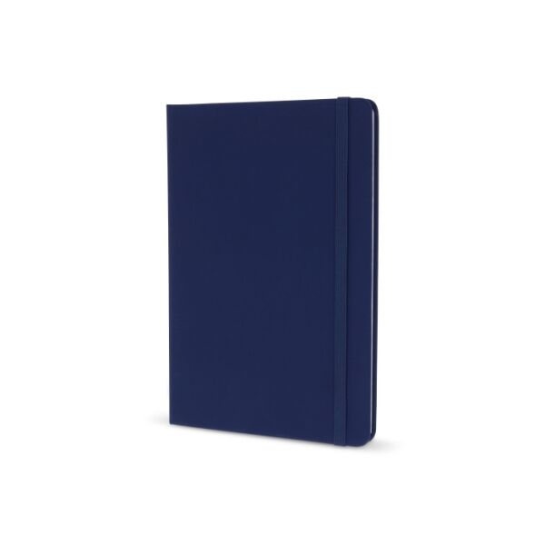 A5-notitieboek van PU met FSC-pagina's - Donker Blauw