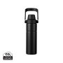 VINGA Baltimore Trek RCS recycled SS fles 600 ML, zwart