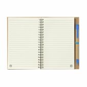 RecycleNote-L notitieboek - blauw