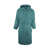 Bathrobe Hooded - Petrol
