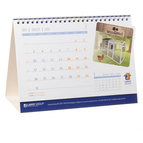 Wire-O Bureaukalender A5