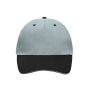 5 Panel Sandwich Cap light grey/black/light grey one size