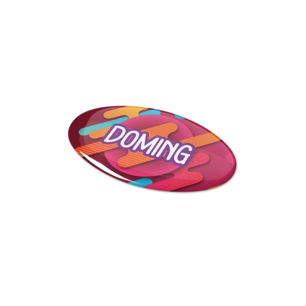 Doming Ovaal 30x15 mm - Wit