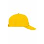 5 Panel Promo Cap Lightly Laminated gold yellow one size