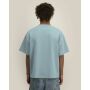 Hazener - Het unisex relaxed interlock T-shirt - Pebble Blue (XXS) Hazener - Het unisex relaxed interlock T-shirt - Pebble Blue (XXS)
