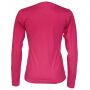 Cottover Gots T-shirt Long Sleeve Lady Dark Cerise