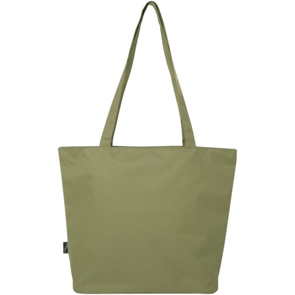Panama GRS recycled zippered tote bag 20L - Olive