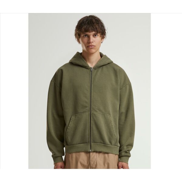 STONEWASH HEAVY ZIP HOODIE, Black, 3XL, BUILD YOUR BRAND STONEWASH HEAVY ZIP HOODIE, Black, 3XL, BUILD YOUR BRAND