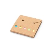 AINSLEY. 2-in-1 kantoorset, gemaakt van 100% gerecycled papier, met 6 plaknotities AINSLEY. 2-in-1 kantoorset, gemaakt van 100% gerecycled papier, met 6 plaknotities