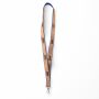 Zeefdruk lanyard van kurk en polyester Zeefdruk lanyard van kurk en polyester