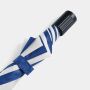 Opvouwbare, uit 2 secties bestaande manueel te openen paraplu REGULAR blauw, wit