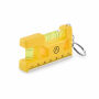 MAGEVEL - Magnetische waterpas ABS sleutelha - Geel
