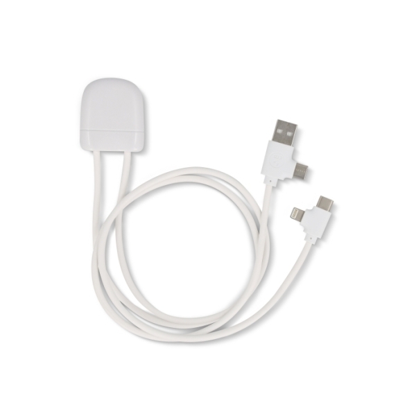 Xoopar Ice-C GRS Charging cable - Wit
